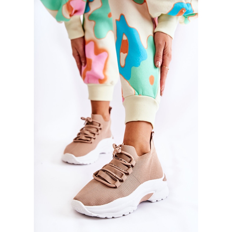 Sportstrumpor för kvinnor Beige KeSports 1