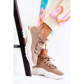 Sportstrumpor för kvinnor Beige KeSports 2