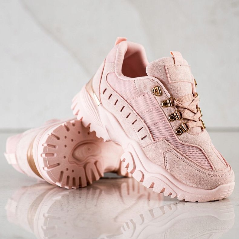 SHELOVET Pulver sneakers rosa 1