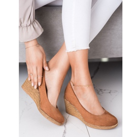 VINCEZA mocka pumpar brun 1