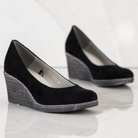 VINCEZA mocka pumpar svart 1