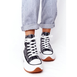 PS1 Skinnsneakers på den svarta Coachella -plattformen vit 1