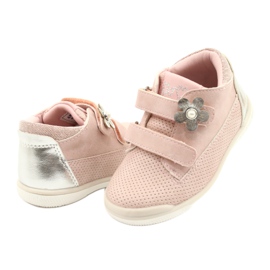 American Club Sportskor med kardborreband GC06 / 21 rosa-silver 3