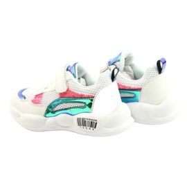 American Club Fashionabla Halographic Sportskor ES23/21 Vit 5