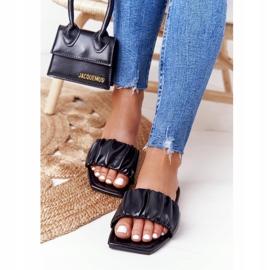 PS1 Kvinnors klassiska svarta tofflor ser bra ut 2