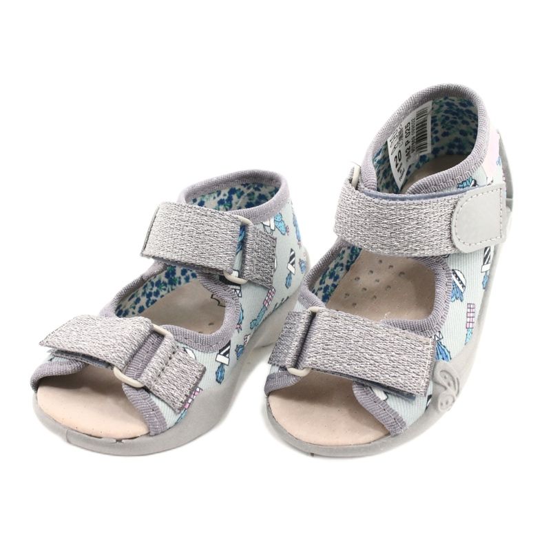 Befado gula barnskor 342P025 grå 2