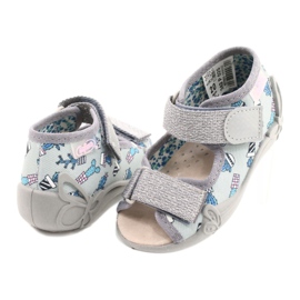 Befado gula barnskor 342P025 grå 4