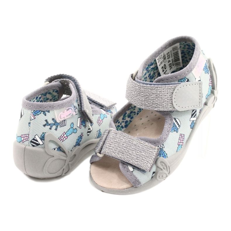Befado gula barnskor 342P025 grå 4