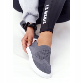 Dam Sneakers Slip-on Big Star FF274A607 Grå 2