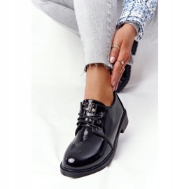 S.Barski Oxfords lackerade lackade skor för kvinnor S. Barski svart 1