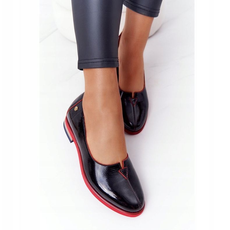 Lackerade läderskor Maciejka 05035-20 Svart 2