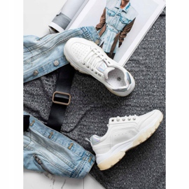 SHELOVET Eco Leather Sneakers vit 1