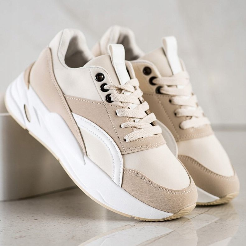 SHELOVET Sportskor Bl213be beige brun 1
