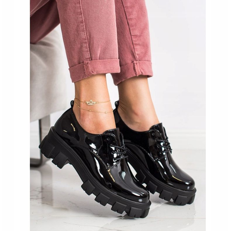 Seastar Trendiga skor på plattformen svart 1