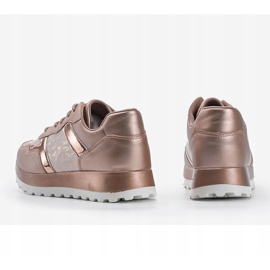 Champagnesneakers ekoläder 2019-447 mångfärgad gyllene 2