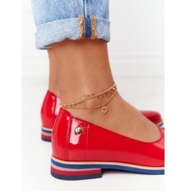 Lackerade läderskor Maciejka 05035-08 Röd 1