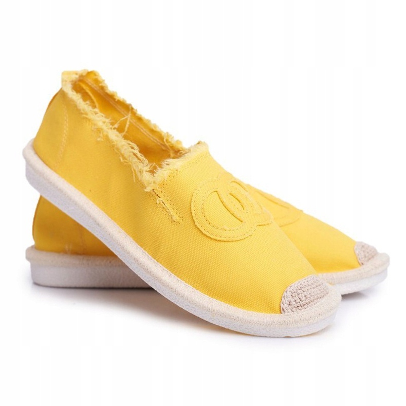 PS1 Yellow Flaure Espadriller för kvinnor gul 4