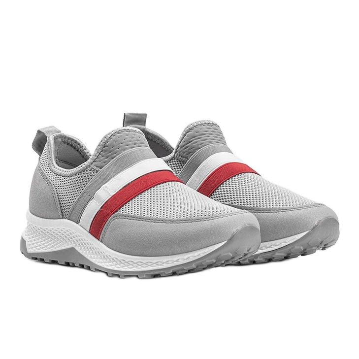 Aimee grå slip-on sneakers 1