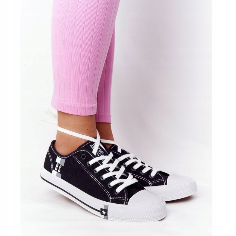 Klassiska damskor Sneakers Big Star HH274108 Svart 1