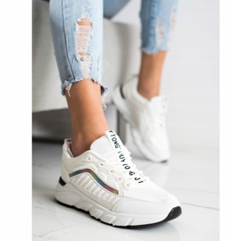 SHELOVET Klassiska sneakers vit 2