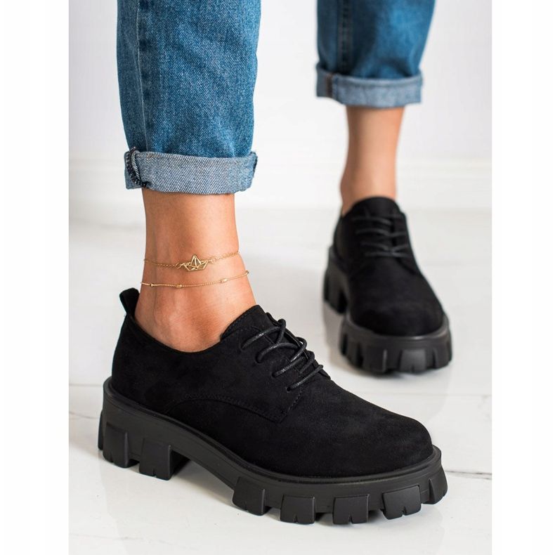 Seastar Trendiga skor på plattformen svart 1