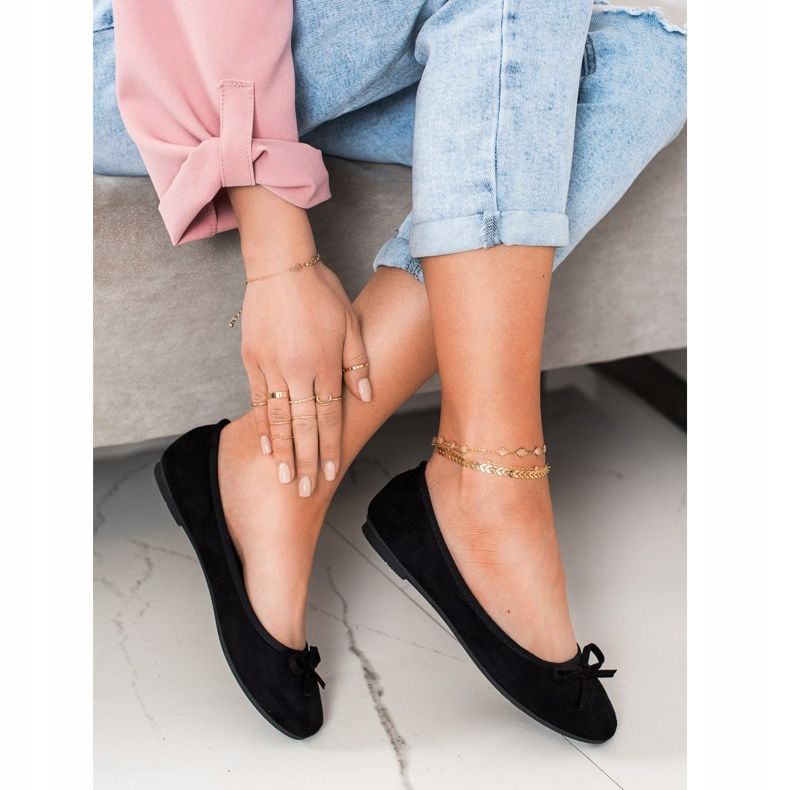 Clowse Klassisk mockaballerina svart 1