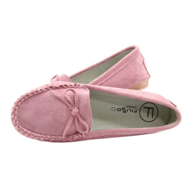 Dam Läder Loafers Rosa Filippo DP1204 / 21 PI 4