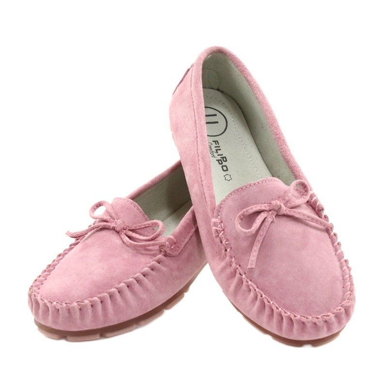 Dam Läder Loafers Rosa Filippo DP1204 / 21 PI 3