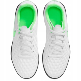 Nike Tiempo Legend 8 Club Tf Junior AT5883 030 fotbollsskor vit vit 1