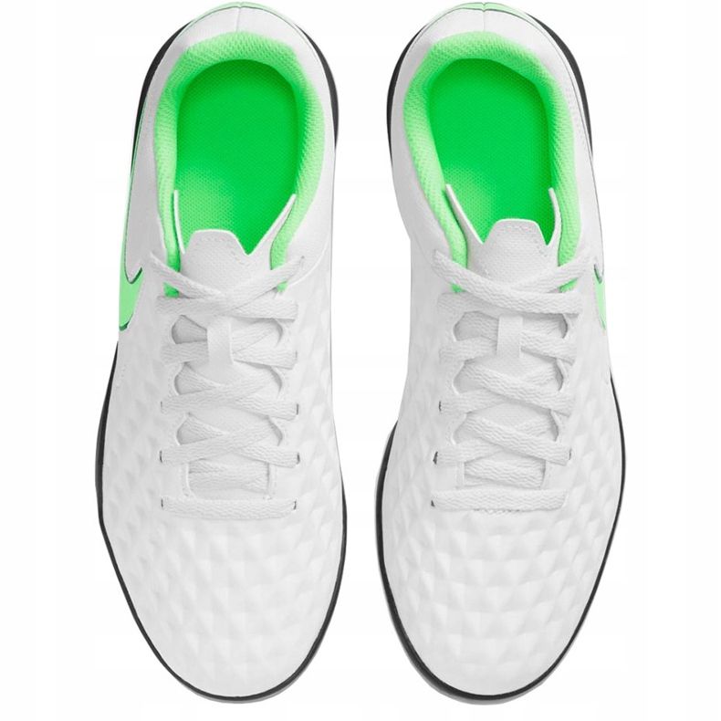 Nike Tiempo Legend 8 Club Tf Junior AT5883 030 fotbollsskor vit vit 1