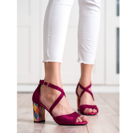 Trendiga Sergio Leone pumps rosa 1