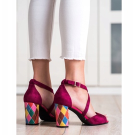 Trendiga Sergio Leone pumps rosa 2