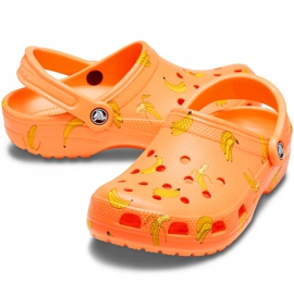 Crocs Classic Vacay Vibes Clog W 206375-801 orange gul 3