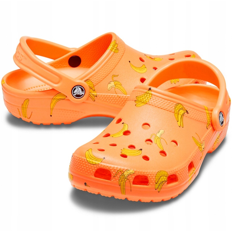 Crocs Classic Vacay Vibes Clog W 206375-801 orange gul 3