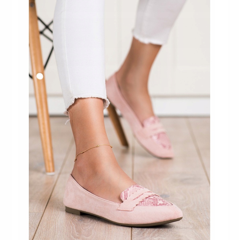 Small Swan Powder Lords ormtryck rosa 1