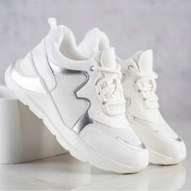 Weide Bekväma snygga sneakers vit 1