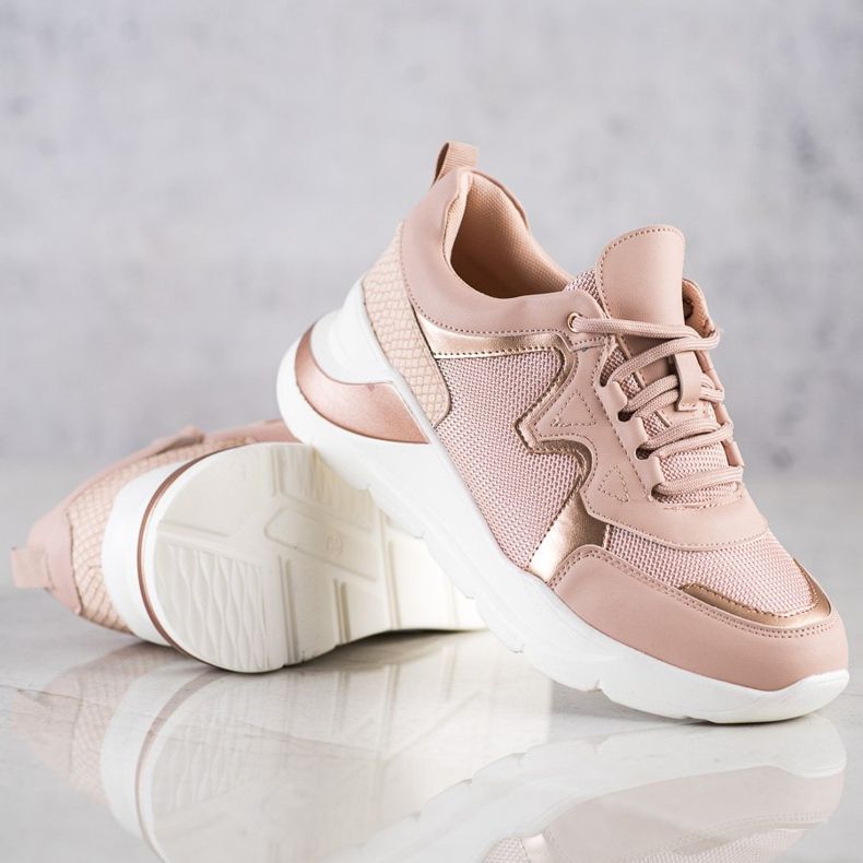 Weide Bekväma snygga sneakers rosa 1