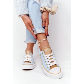 Klassiska damskor Sneakers Big Star HH274457 Blå 1