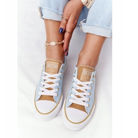 Klassiska damskor Sneakers Big Star HH274457 Blå 2