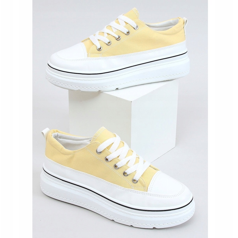 Gula BL228P Gula högsula sneakers 1