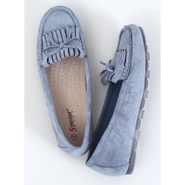 Blå Dam loafers GS11P Blå 1