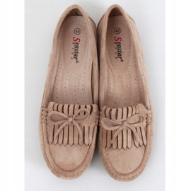 Dam loafers mörkbeige GS11P Khaki kaki 1