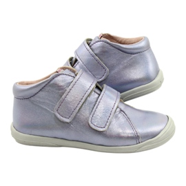 Girls 'Leather kardborrskor 1264 holografisk mazurek purpur 4