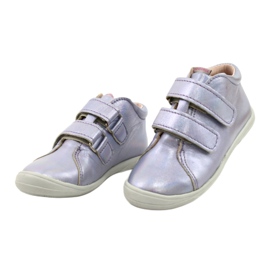 Girls 'Leather kardborrskor 1264 holografisk mazurek purpur 1