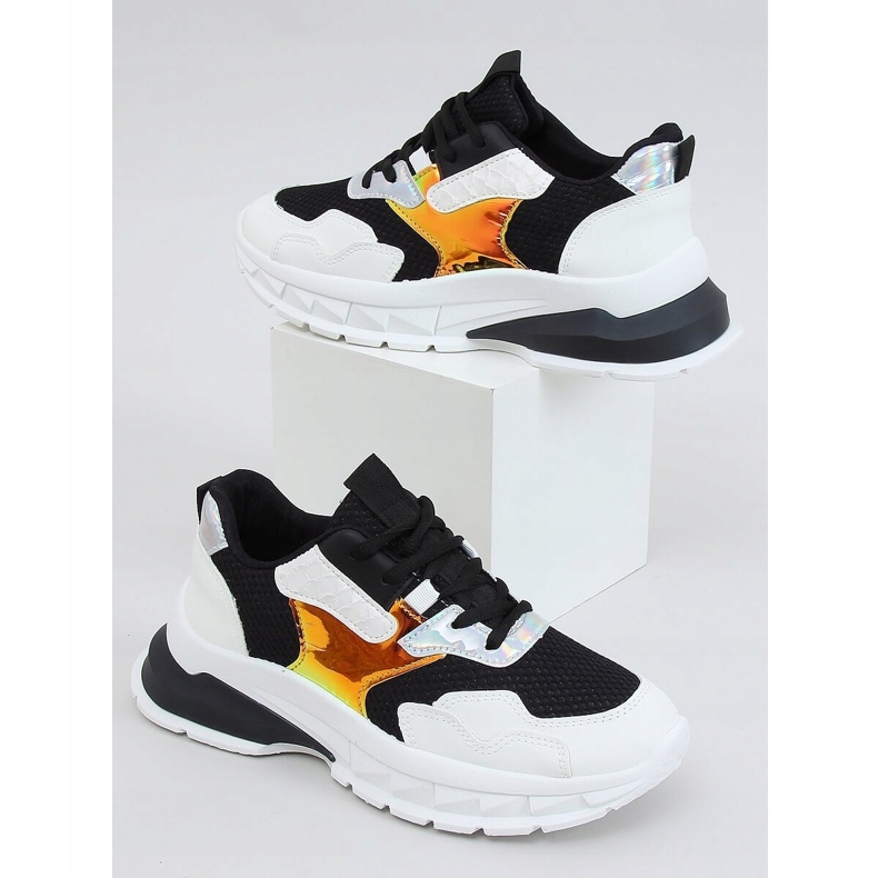 Svartvita sportskor BH003 Svart 1