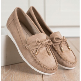 Renda Beige loafers 1