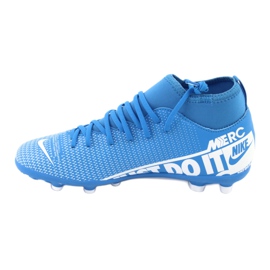 Nike Mercurial Superfly 7 Club FG / MG Jr AT8150-414 fotbollsskor blå 1