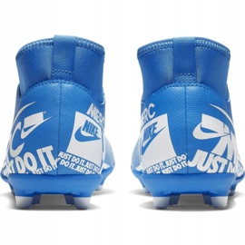 Nike Mercurial Superfly 7 Club FG / MG Jr AT8150-414 fotbollsskor blå 6