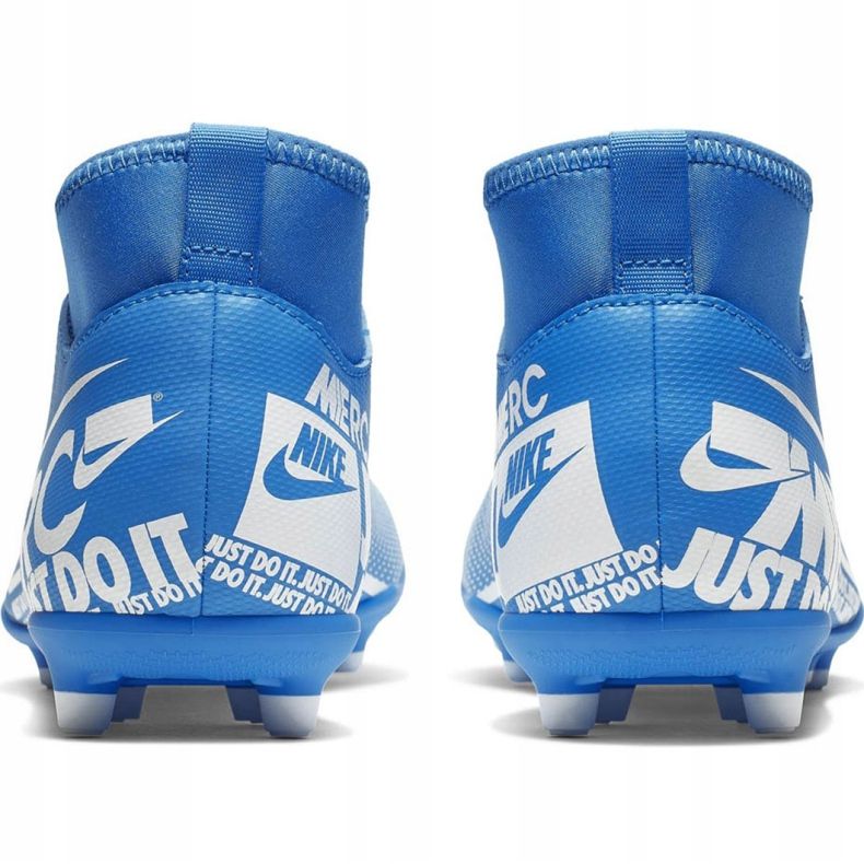 Nike Mercurial Superfly 7 Club FG / MG Jr AT8150-414 fotbollsskor blå 6