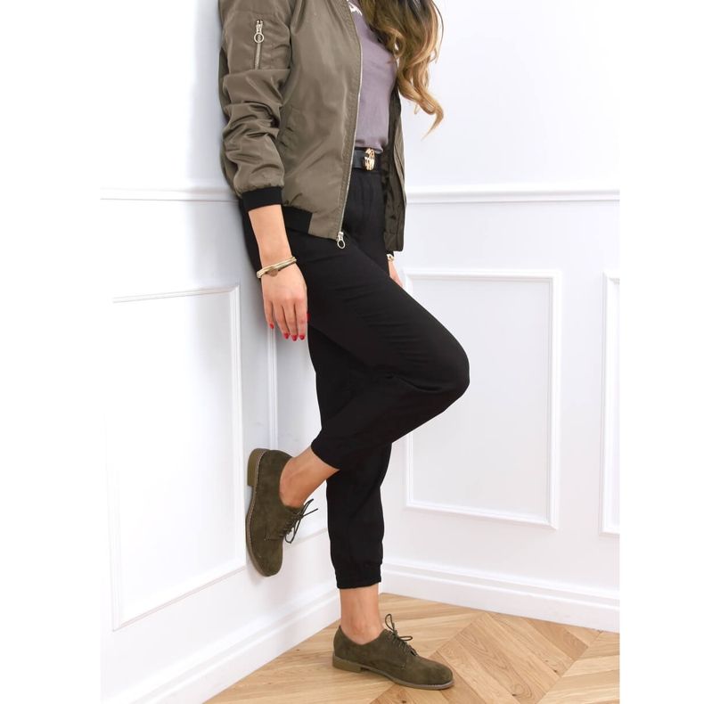 Gröna snörskor G325 Gröna 2